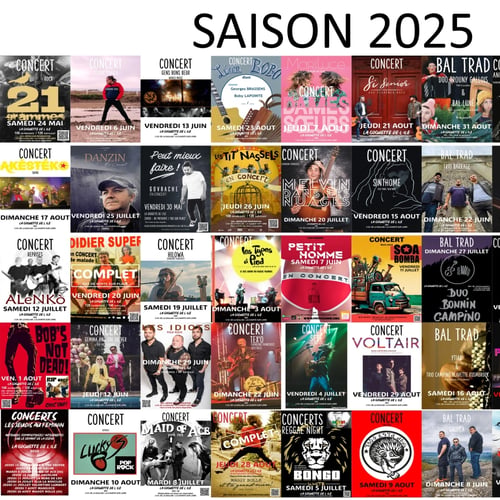Les affiches de la saison 2025