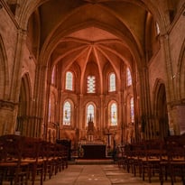 Visite de la collégiale Saint-Marcel