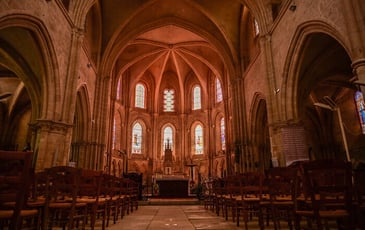 Visite de la collégiale Saint-Marcel