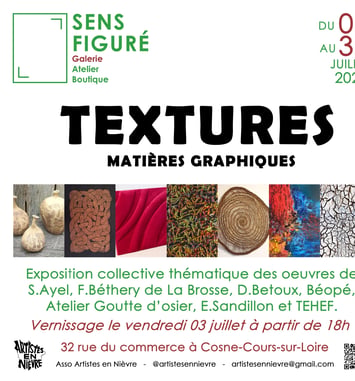 TEXTURES, Matières graphiques