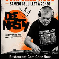 Dee Nasty en live — anniversaire du restaurant Com Chez Nous