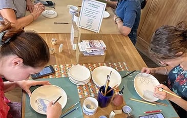 Ateliers décor sur faïence