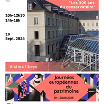 Portes ouvertes du conservatoire et exposition « Les 100 ans du conservatoire »