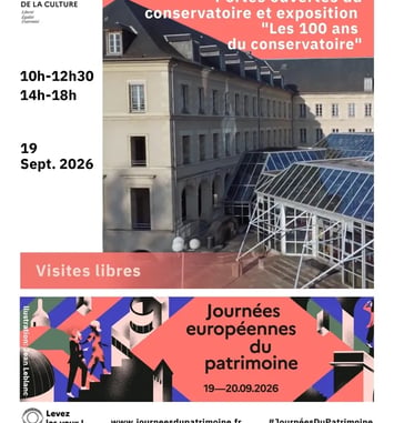 Portes ouvertes du conservatoire et exposition « Les 100 ans du conservatoire »