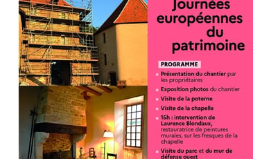 Marché gourmand et journée du patrimoine à Druy-Parigny le 19 septembre 2026