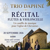 Récital du trio Daphné, flûtes et violoncelle