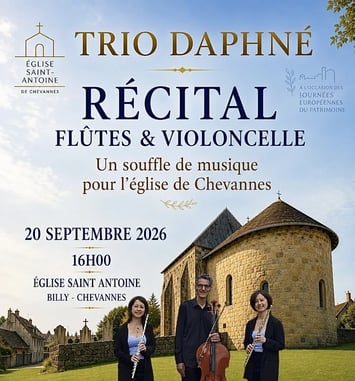 Récital du trio Daphné, flûtes et violoncelle
