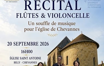 Récital du trio Daphné, flûtes et violoncelle