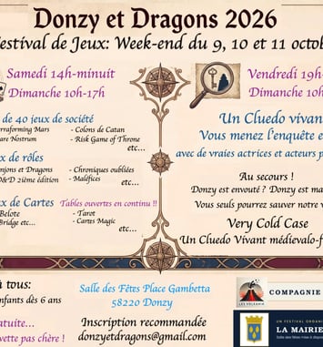 Donzy et Dragons – Le festival de jeux